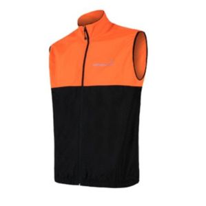 Pánská vesta Sensor Neon černá/reflex oranžová 18100039 XL